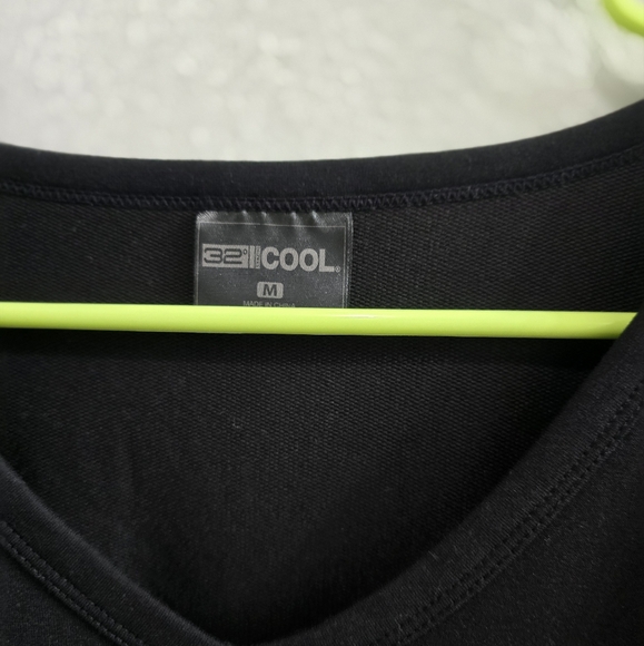 32 Degrees black t-shirt dress with tie waist and side pockets size medium NWNT - Picture 5 of 5